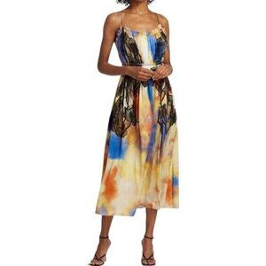 JASON WU COLLECTION RUNWAY OMBRE SILK MIDI DRESS SIZE S/M NEW